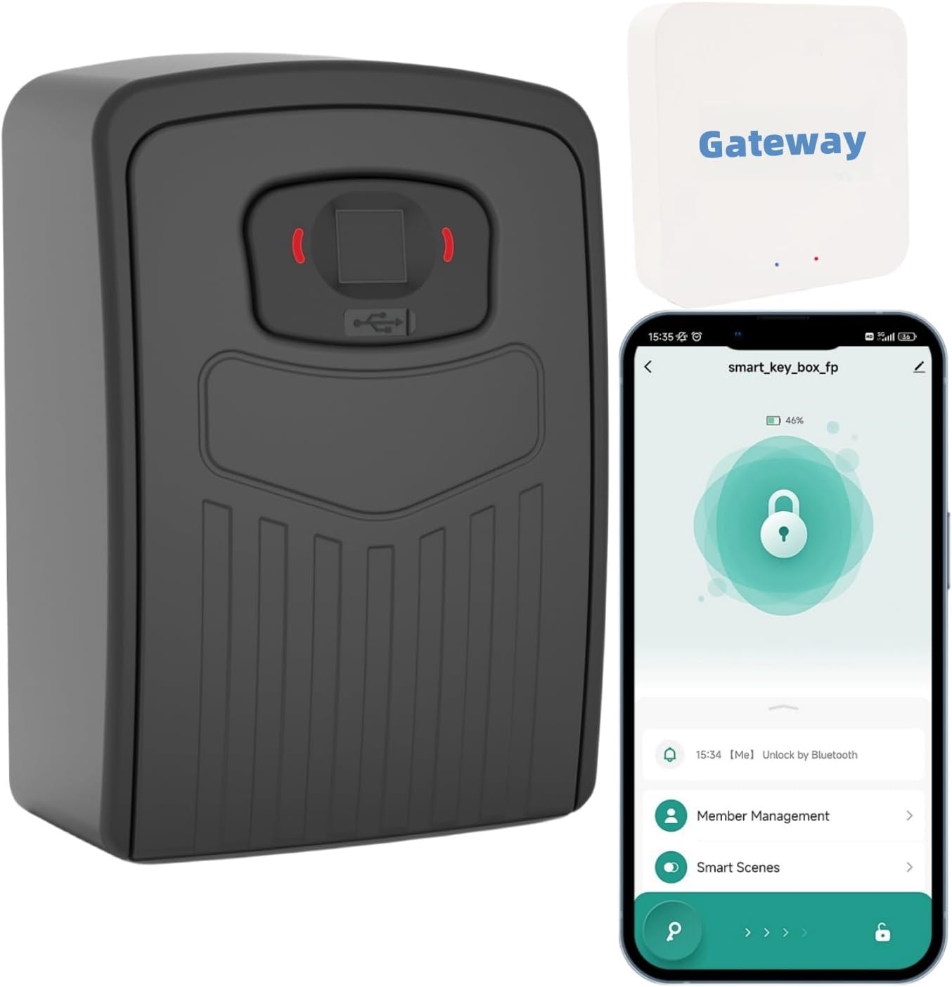 Smart Fingerprint Key Lock Box