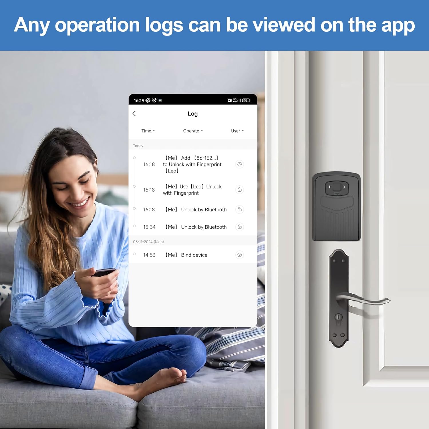 Smart Fingerprint Key Lock Box
