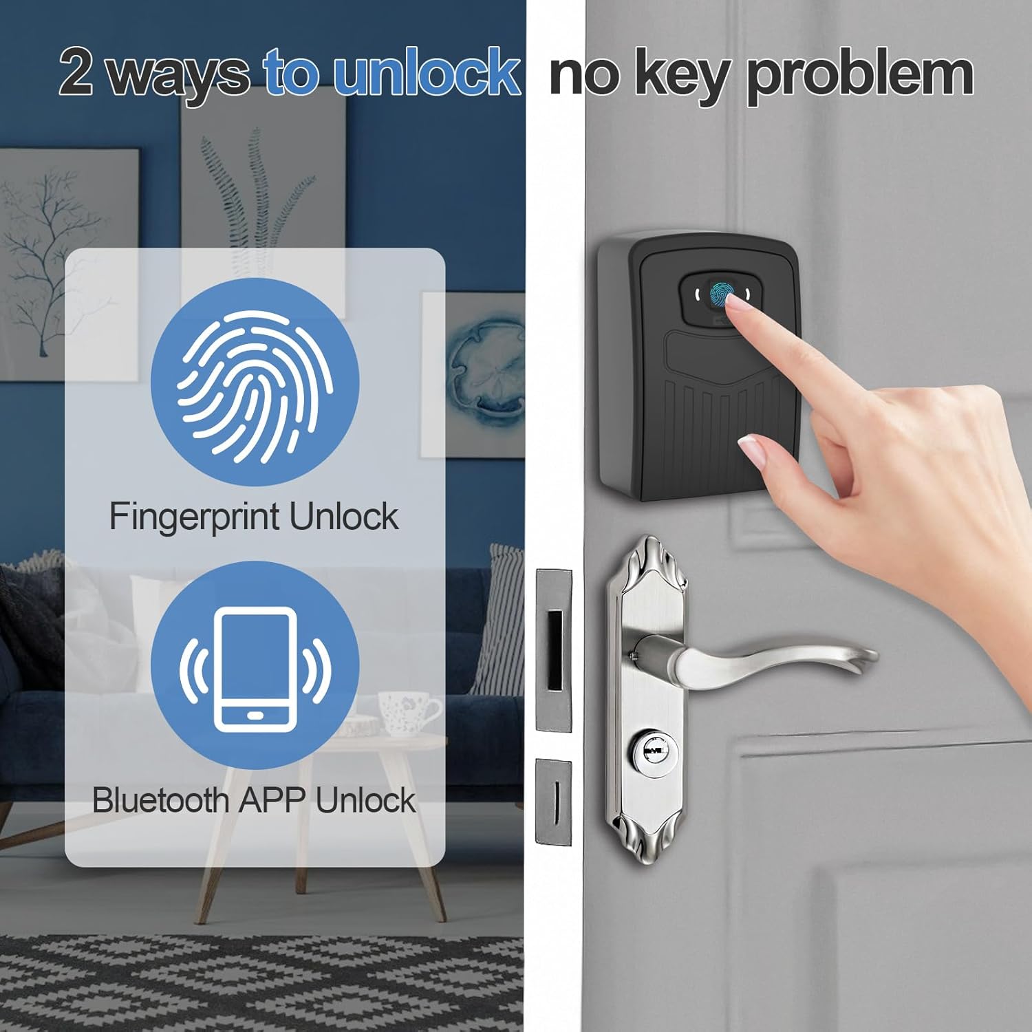 Smart Fingerprint Key Lock Box