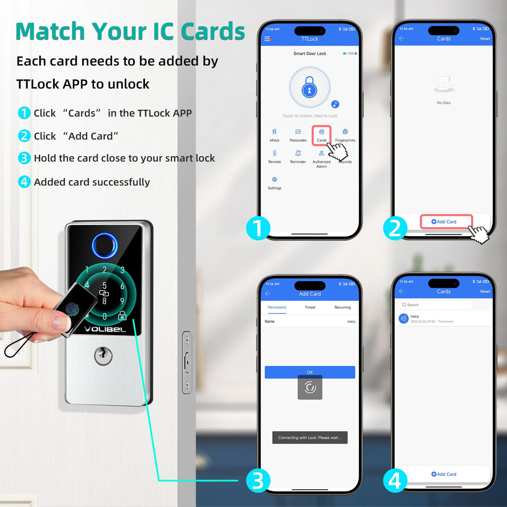 FingerPrint+ TTLock Smart Deadbolt