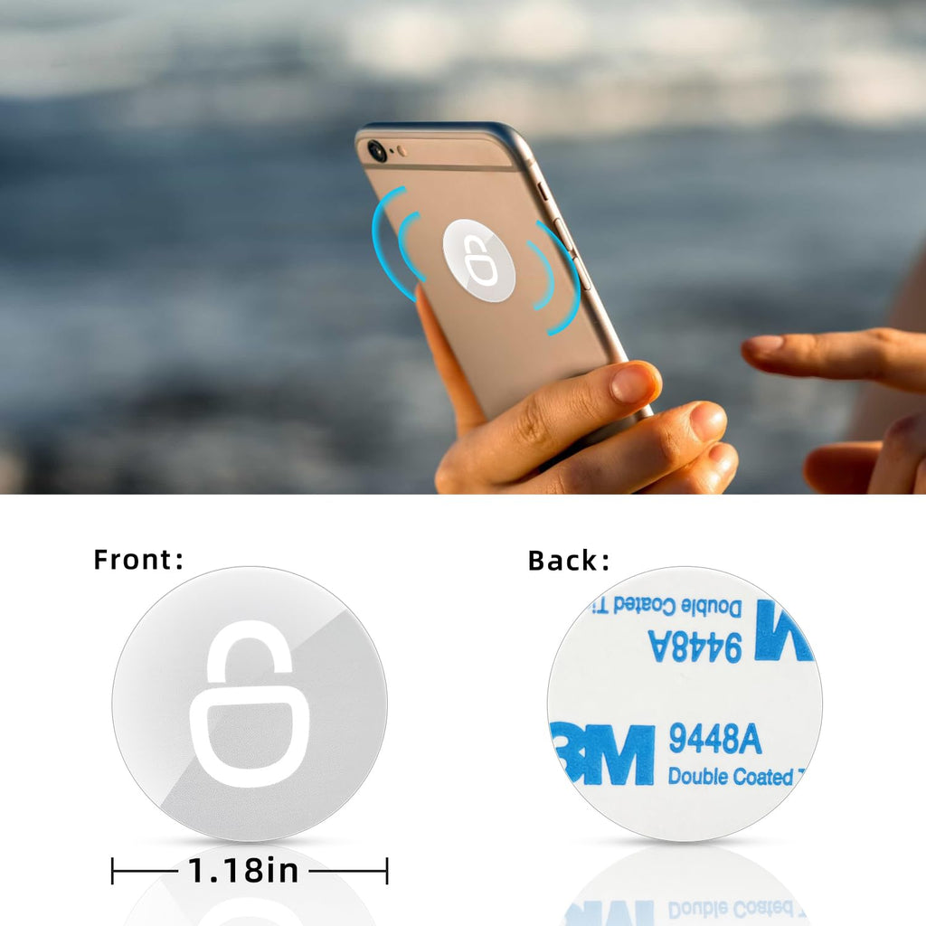 FingerPrint NFC Compatible with Android & iPhone and NFC Enabled Devices 